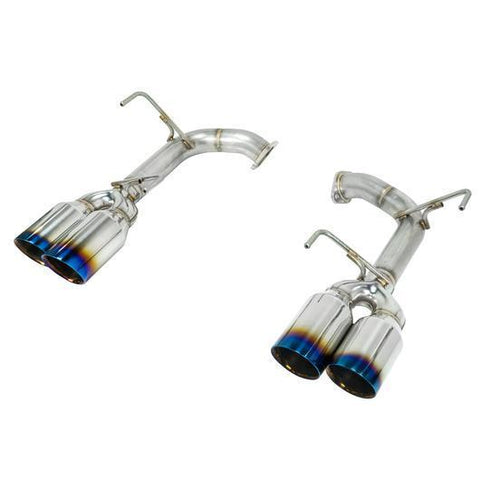 Remark Axle Back Exhaust w/ 4 Inch Double Wall Burnt Tips - Subaru WRX / STI 2015 - 2021