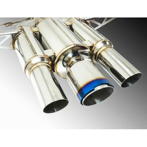 Remark Cat Back Exhaust Spec III-Triple Tip Burnt Stainless Tip Cover Honda Civic Type R 2017-2019