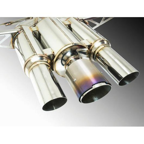 Remark Cat Back Exhaust Spec III-Triple Tip True Titanium Tip Cover Honda Civic Type R 2017-2019