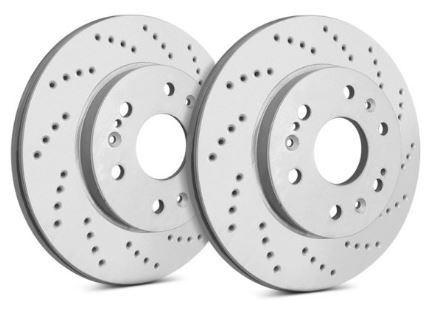 SP Performance 326mm Cross Drilled Front Brake Rotors | 2005-2017 Subaru WRX