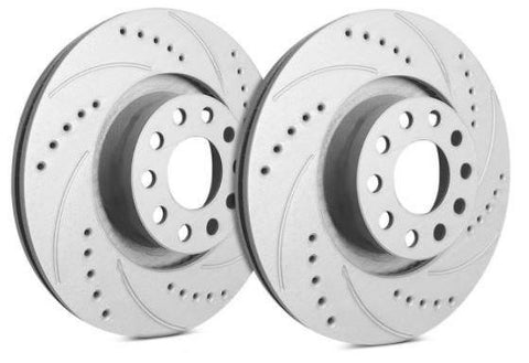 SP Performance Drilled And Slotted Rear Brake Rotors | 2015-2020 Subaru WRX