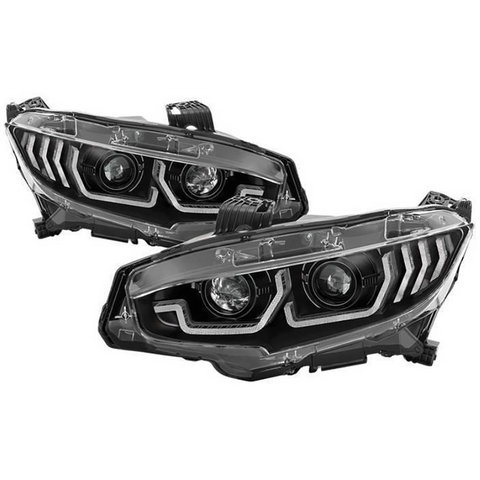 Spyder Auto Signature Series Headlights | 2016-2020 Honda Civic