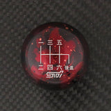 RED COSMIC SPACE - 6 SPEED STI JAPANESE ENGRAVING - 6 SPEED STI FITMENT