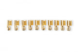 ACCEL Spark Plug Wire Set - 7mm - Super Stock with Copper Core - Universal Straight Boots - Yellow