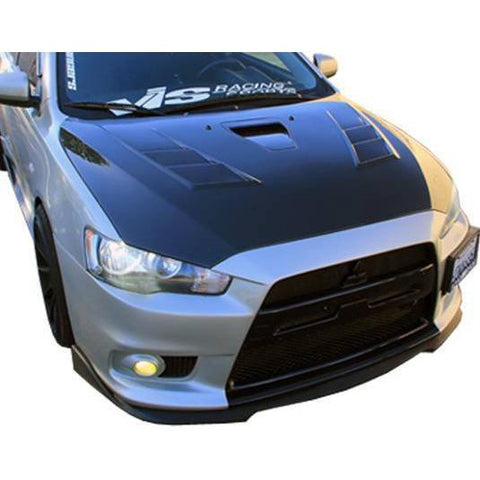 VIS Racing Carbon Fiber Hood Terminator GT Style for Mitsubishi EVO 10 4DR 2008-2015