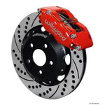 Wilwood Dynapro Radial Red Slotted Front Brake Kit 2002 Subaru WRX w/ 15-in Wheels
