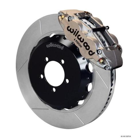 Wilwood FNSL6R Nickel Front Slotted Big Brake Kit 2002-2014 Subaru WRX w/ 18-in Wheels