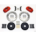 Wilwood W6A Red Slotted & Drilled Big Brake Front Brake Kit 2002-2014 Subaru WRX w/ 18-in Wheels
