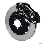 Wilwood W6A Black Slotted Big Brake Front Brake Kit 2002-2014 Subaru WRX w/ 18-in Wheels
